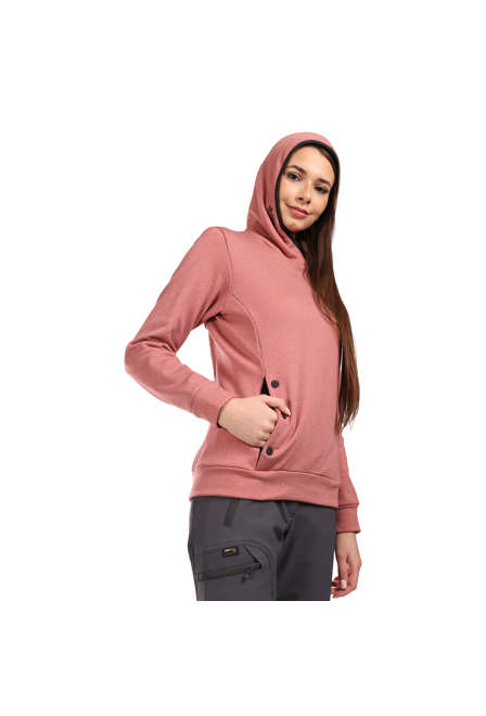 Fotogalerie Women's outdoor Hoodie HOODIE TECH LADY coral