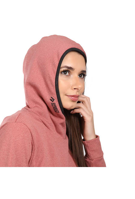 Fotogalerie Women's outdoor Hoodie HOODIE TECH LADY coral