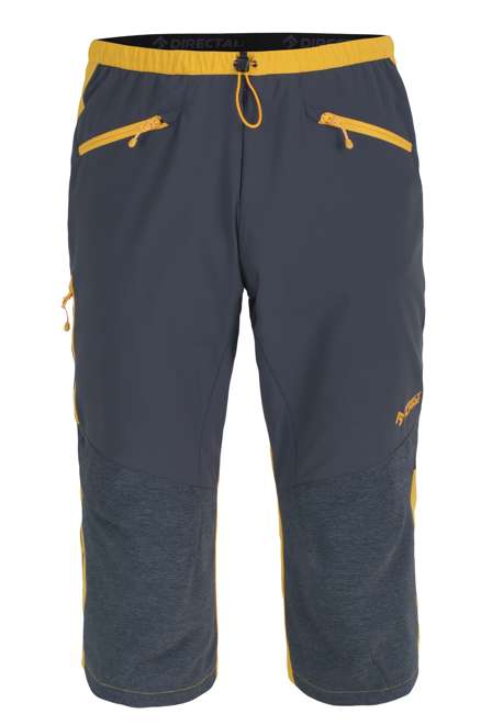 Fotogalerie Men's climbing Pants ASCENT LIGHT 3/4 anthracite/mango