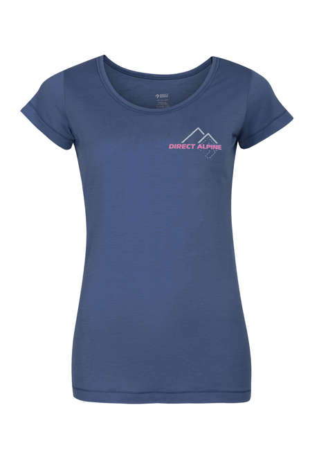 Fotogalerie Women's Merino T-Shirt FURRY LADY navy (Simple lines)