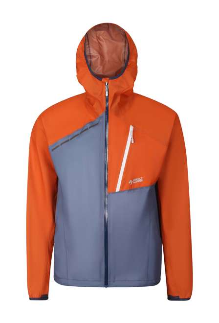Fotogalerie Men's Waterproof Ultra-Light Hardshell Jacket CYCLONE navy/cinnamon