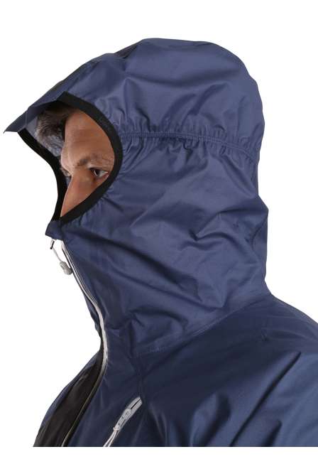 Fotogalerie Men's Waterproof Ultra-Light Hardshell Jacket CYCLONE black/navy