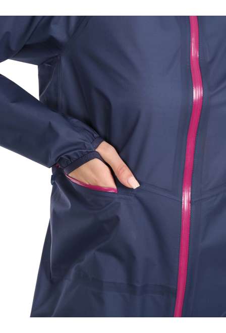 Fotogalerie Women's Ultralight Waterproof Hardshell Jacket CYCLONE LADY navy/orchid