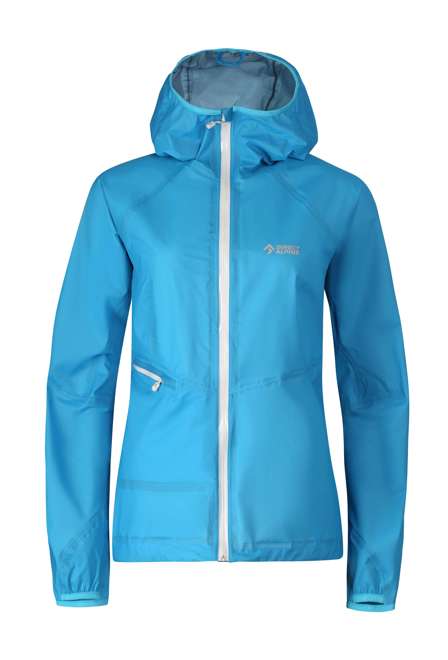 Fotogalerie Women's Ultralight Waterproof Hardshell Jacket CYCLONE LADY ocean/grey