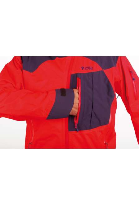 Fotogalerie Men's Hardshell Jacke GUIDE brick/indigo
