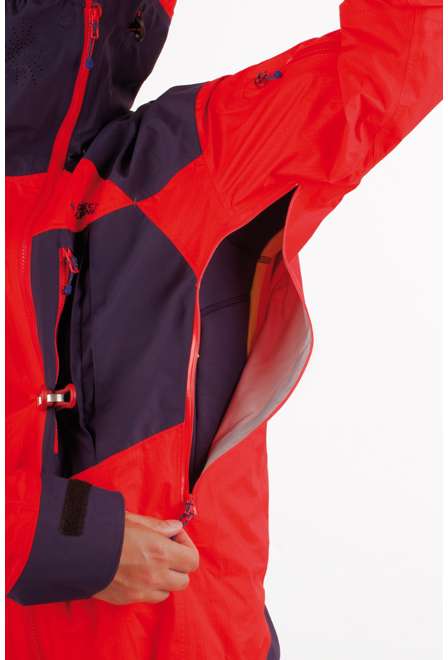 Fotogalerie Men's Hardshell Jacke GUIDE brick/indigo