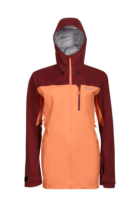 Fotogalerie Waterproof Women's Jacket RAVEN LADY coral/palisander