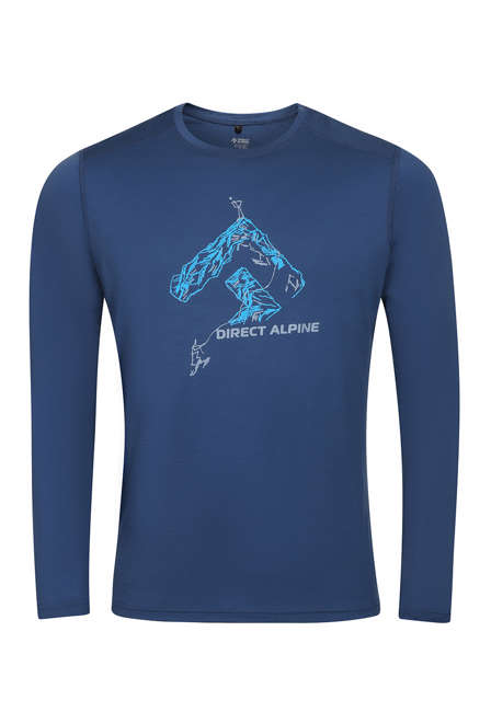 Fotogalerie Men's Merino T-Shirt FURRY LONG navy (Rock way)