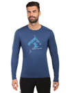 Fotogalerie Men's Merino T-Shirt FURRY LONG navy (Rock way)
