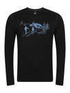 Fotogalerie Men's Merino T-Shirt FURRY LONG black (Northbound)