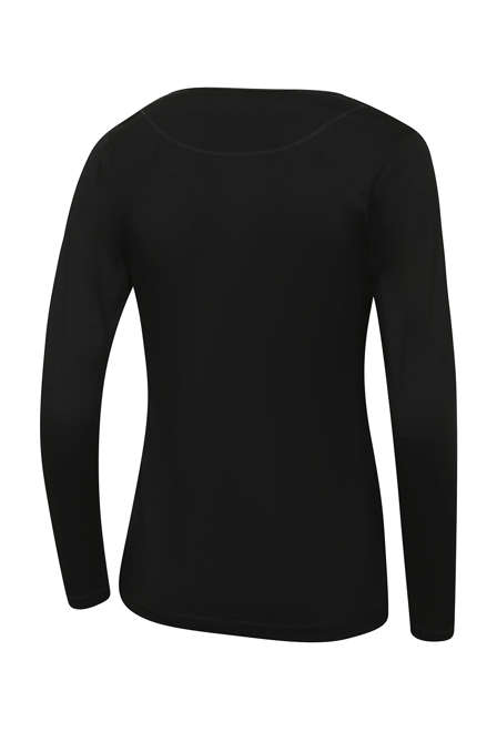 Fotogalerie Women's Merino T-Shirt FURRY LADY black (Simple lines)