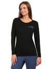 Fotogalerie Women's Merino T-Shirt FURRY LADY black (Simple lines)