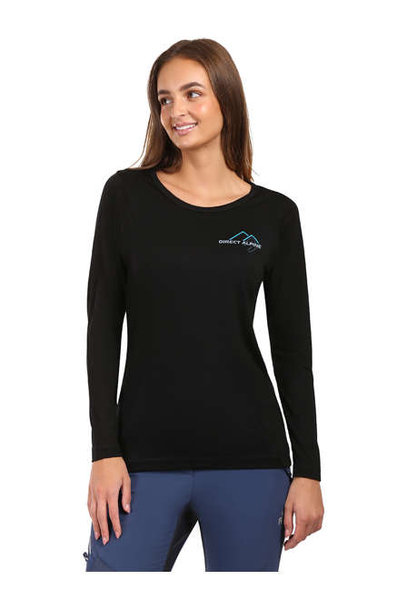 Fotogalerie Women's Merino T-Shirt FURRY LADY black (Simple lines)