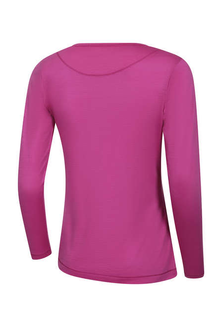 Fotogalerie Women's Merino T-Shirt FURRY LADY orchid (Simple lines)