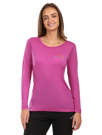 Fotogalerie Women's Merino T-Shirt FURRY LADY orchid (Simple lines)