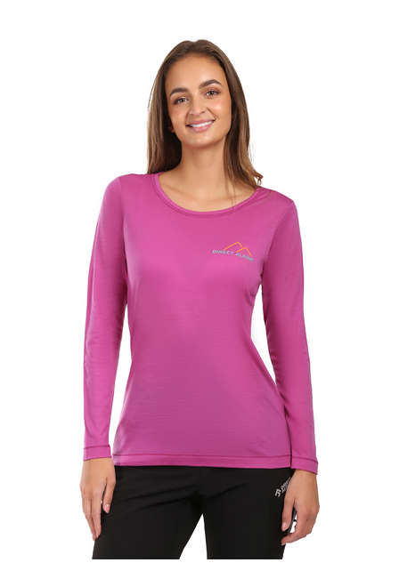 Fotogalerie Women's Merino T-Shirt FURRY LADY orchid (Simple lines)