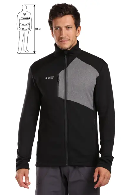 Fotogalerie Men's Outdoor Insulated Hoodie MALLET black/anthracite