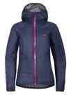 Fotogalerie Women's Ultralight Waterproof Hardshell Jacket CYCLONE LADY navy/orchid