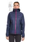 Fotogalerie Women's Ultralight Waterproof Hardshell Jacket CYCLONE LADY navy/orchid