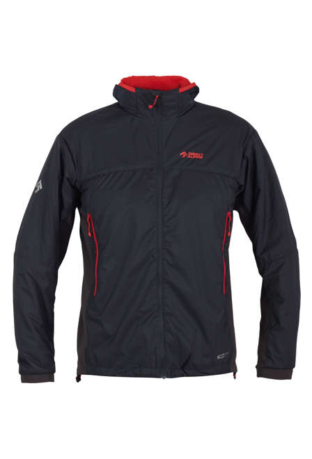 Fotogalerie Men's windproof insulated ALPHA JACKET anthracite/brick