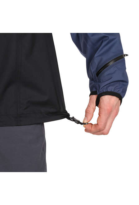 Fotogalerie Men's Waterproof Ultra-Light Hardshell Jacket CYCLONE black/navy