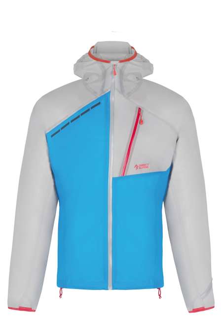 Fotogalerie Men's Waterproof Ultra-Light Hardshell Jacket CYCLONE ocean/grey