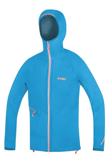 Fotogalerie Women's Ultralight Waterproof Hardshell Jacket CYCLONE LADY ocean/coral