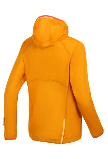Fotogalerie Women's Ultralight Waterproof Hardshell Jacket CYCLONE LADY mango/brick