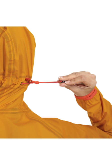 Fotogalerie Women's Ultralight Waterproof Hardshell Jacket CYCLONE LADY mango/brick