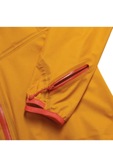 Fotogalerie Women's Ultralight Waterproof Hardshell Jacket CYCLONE LADY mango/brick