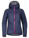 Fotogalerie Women's Ultralight Waterproof Hardshell Jacket CYCLONE LADY navy/orchid
