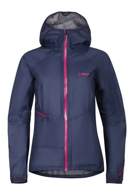Fotogalerie Women's Ultralight Waterproof Hardshell Jacket CYCLONE LADY navy/orchid