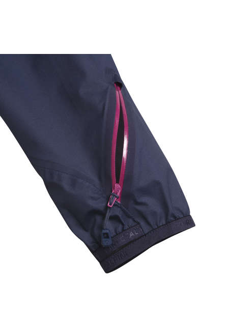 Fotogalerie Women's Ultralight Waterproof Hardshell Jacket CYCLONE LADY navy/orchid