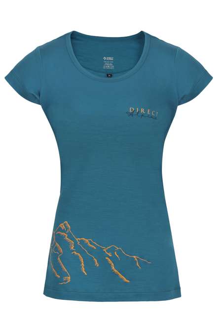 Fotogalerie Women's Merino T-Shirt FURRY LADY emerald (Hillside)