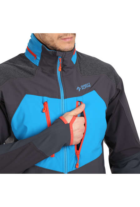 Fotogalerie Men's Outdoor Jacket MISTRAL ocean/anthracite
