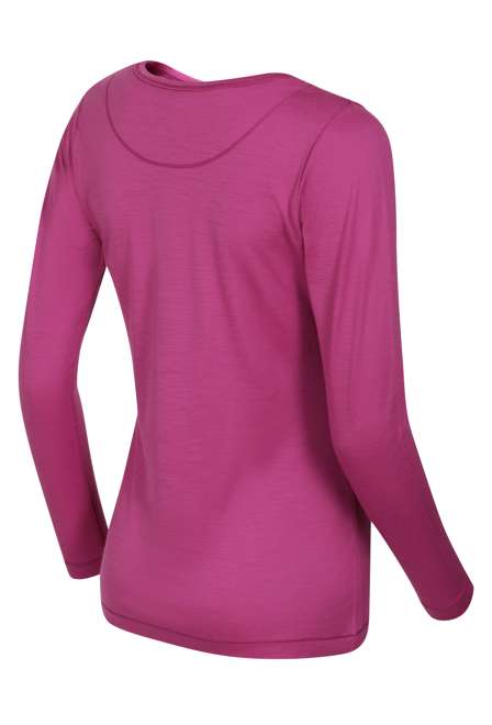 Fotogalerie Women's Merino Shirt FURRY LONG LADY orchid (Hillside)