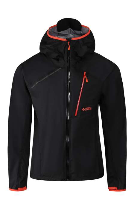 Fotogalerie Men's Waterproof Ultra-Light Hardshell Jacket CYCLONE black/brick