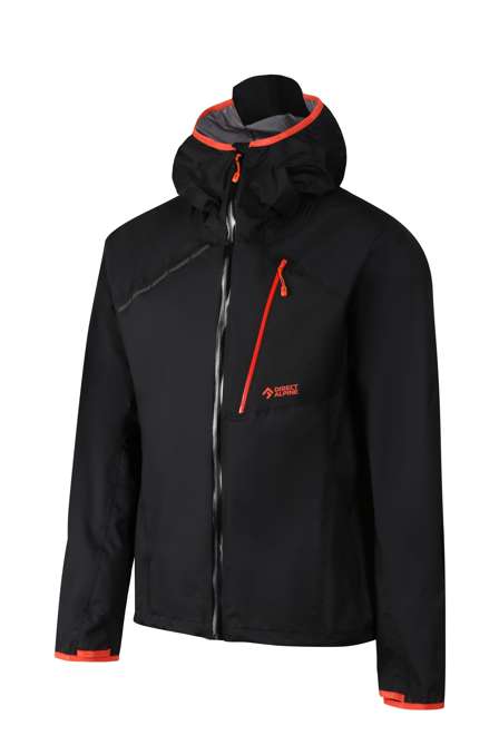 Fotogalerie Men's Waterproof Ultra-Light Hardshell Jacket CYCLONE black/brick