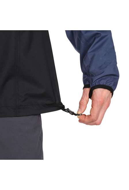 Fotogalerie Men's Waterproof Ultra-Light Hardshell Jacket CYCLONE black/mango