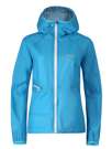 Fotogalerie Women's Ultralight Waterproof Hardshell Jacket CYCLONE LADY ocean/grey