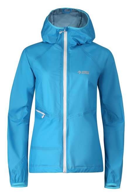 Fotogalerie Women's Ultralight Waterproof Hardshell Jacket CYCLONE LADY ocean/grey