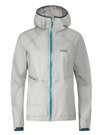 Fotogalerie Women's Ultralight Waterproof Hardshell Jacket CYCLONE LADY grey/emerald