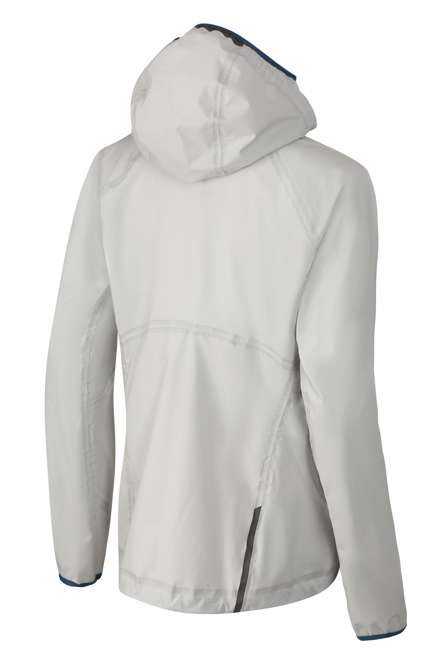 Fotogalerie Women's Ultralight Waterproof Hardshell Jacket CYCLONE LADY grey/emerald