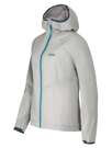 Fotogalerie Women's Ultralight Waterproof Hardshell Jacket CYCLONE LADY grey/emerald