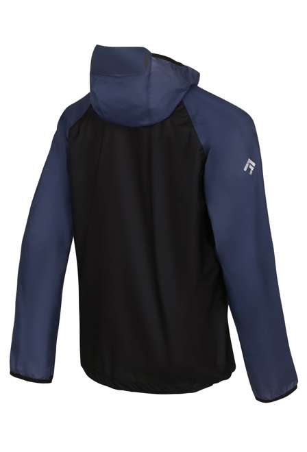 Fotogalerie Men's Waterproof Ultra-Light Hardshell Jacket CYCLONE black/navy