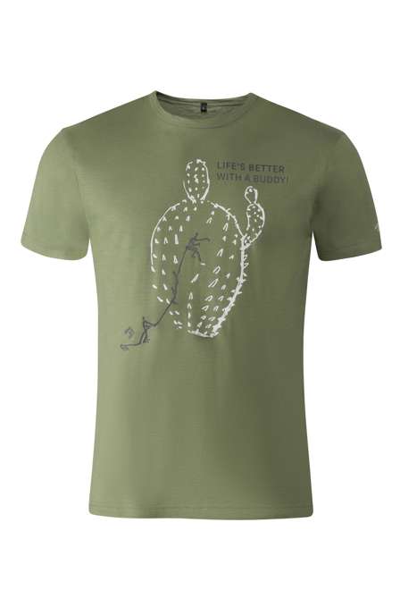 Fotogalerie Men's Cotton T-Shirt Bosco khaki (Buddy)