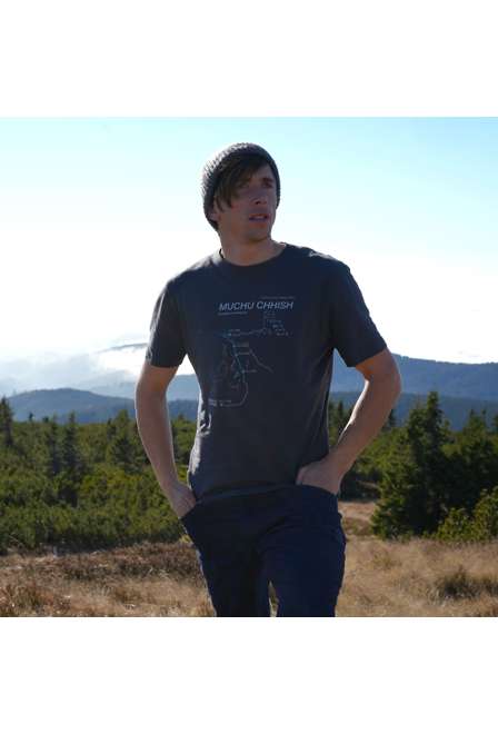 Fotogalerie Men's Cotton T-Shirt Bosco anthracite (Muchu Chhish)