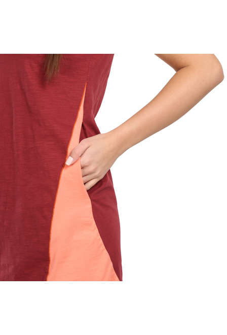 Fotogalerie Women's cotton dress FLOWY LADY anthracite/caramel