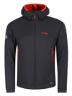 Fotogalerie Men's windproof insulated ALPHA JACKET anthracite/brick