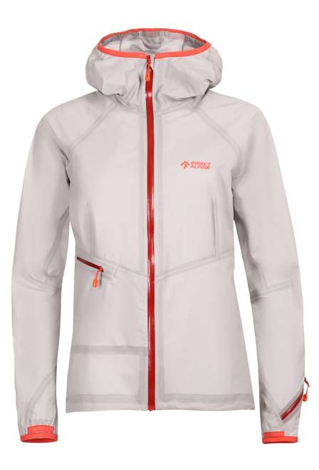 Fotogalerie Women's Ultralight Waterproof Hardshell Jacket CYCLONE LADY grey/palisander